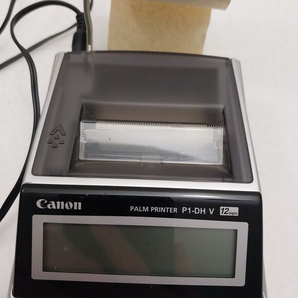 Canon Palm Printer P1-DH V 12 Digits Adding Machine #X20 - Picture 4 of 12